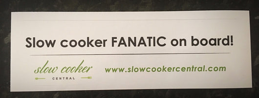 Sticker - SLOW COOKER FANATIC ON BOARD!